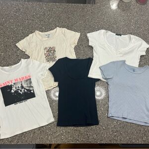 Brandy Melville Short Sleeve Tee Bundle
